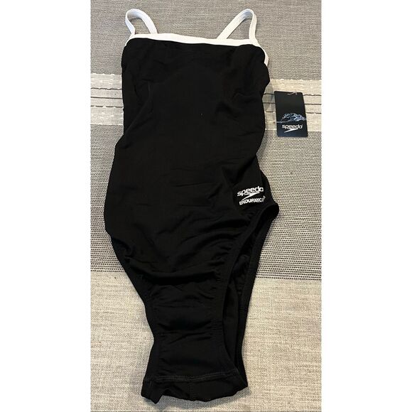 Speedo Swimsuit One Piece Endurance+ Flyback Solid Adult Team Colors -6/32 - Picture 3 of 7